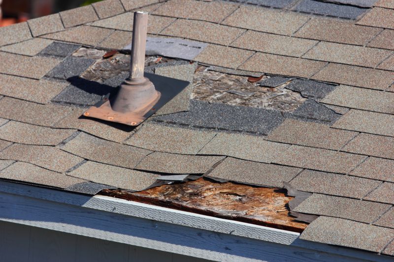 Damaged Roof Replacement in Middlesex County, MA